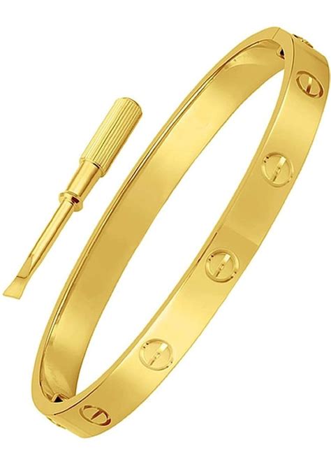 best dupe for cartier love bracelet|cartier 750 17 re 1840.